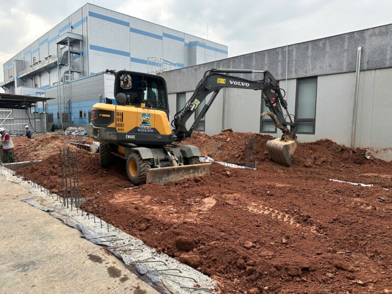 Hàn Việt khởi công thi công hạng mục trạm điện công ty Hanyang Digitech Vina